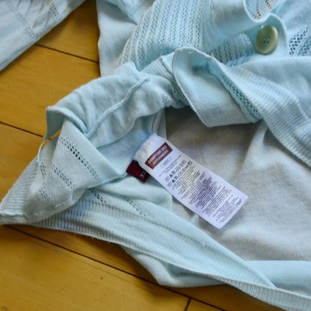 Comptoir Des Cotonniers Crochet Cutout Cardigan Size XS - Picture 8 of 11